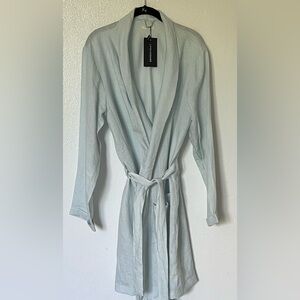 NWT LINENHOUSE 100% Pure Linen Robe Size OS